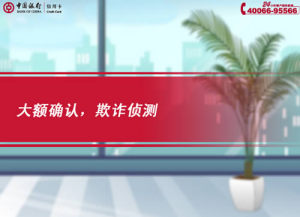 [FLASH短片播放]大額確認(rèn)，欺詐偵測